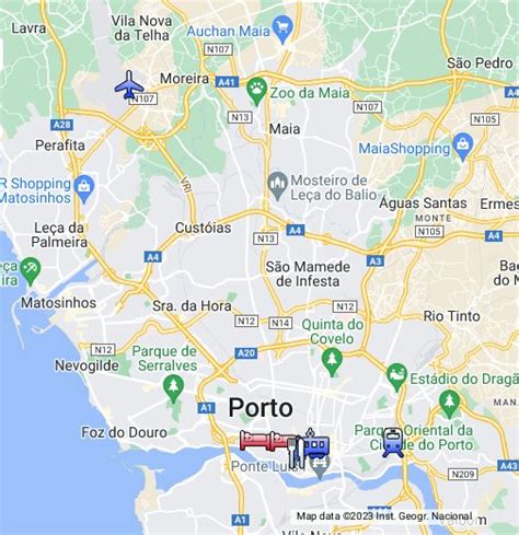 porto portugal google maps
